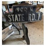 VTG St. Rd. 1  Road Sign