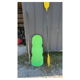 Canoe Paddle, Sled & Walking Stick