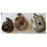 Antique Myers Barn Pulleys