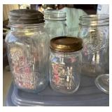 Mason, Ball and Kerr Canning Jars