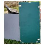 Card Tables and Metal Chairs