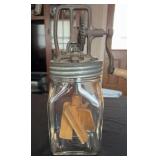 Antique Dazey Glass Butter Churn