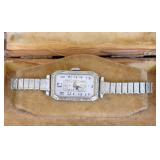 10K White Gold Filled Gruen Ladies Watch