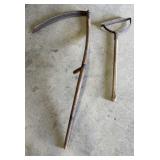 Antique Hay Scythe, Swing Scythe