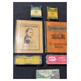 VTG Crayola Crayons, Composition Books, Erasers