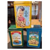 Nestle Tollhouse Tins, Star Garland, Tudor Cottage