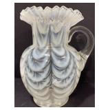 Fenton Opalescent Drapery Water Pitcher