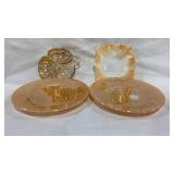 Fire King Lusterware Plates