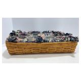 Longaberger Serving Basket w/ Divided Protector