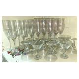 Champagne Flutes & Decor