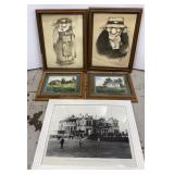 Framed 3-D & Other Prints