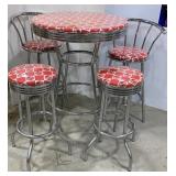 Coca Cola High Top Table & Bar Stools