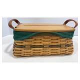 Longaberger Christmas Ribbon Basket