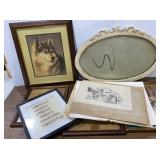 Antique Wall Hanging Mirror