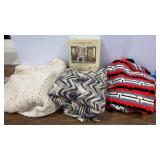 Afghans & Shower Curtain (NIB)