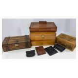 Wooden & Resin Jewelry/Desk Boxes