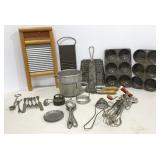 Vtg Kitchen Utensils & Plate Flatware