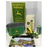 John Deere Towel Holder, Straw Dispenser