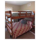 Solid Wood Full Over Full Bunk Bed