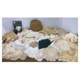 Doilies (some need laundered, Smoke smell)