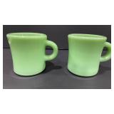 Vtg Fire King Jadite Restaurant-ware C-Handle