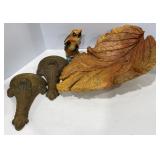 Concrete Leaf & Greenware Decor