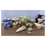 Shawnee Planter & Other Porcelain Pieces