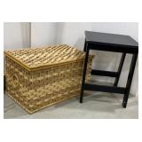 Reed Weave Routan Trunk & Night stand