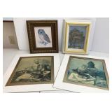 Albrecht Durer Owl & Other Prints