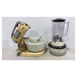 Vtg Hamilton Blender & Power Chef Stand Mixer