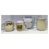 Porcelain Enamel look, Halls & Other Pitchers