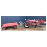 Vtg Ertl IH Farmall 400 with Loader & Plow