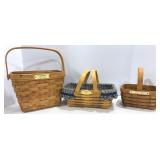 Longaberger Dresden & Woven Memories Baskets