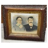 Antique Portrait In Frame 32X28