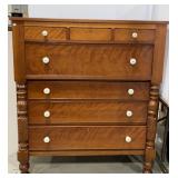 Antique Cherry High Boy Chest of Drawer