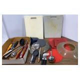 Kitchen Utensils, Silicon Holders & Cutting
