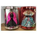 Special Edition Happy Holidays Barbies (NIB)