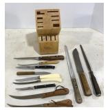 Kitchen Essentials Block & Miscellaneous Knives