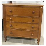 Antique Cherry Chest of Drawers 42.25x22x45.25