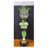 Antique Duplex Victorian Oil Lamp