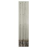 Steel Fishing Rods, antiques, (4)