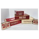 Cigar boxes & tins, empty
