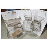 Wire Fishing Catch Baskets (3)