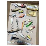 Fishing Lures, wood & plastic,