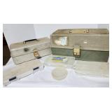 Fishing & bait Boxes, plastic & metal