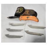 Razor-Pro knife, pouch, multi - blades