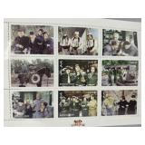 Three Stooges "In The Military" stamps