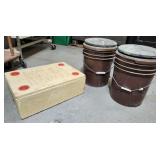 Fishing seats & Magic Worm Ranch box