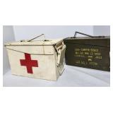 Metal ammo & first aid box