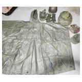 Poncho, Helmet liner, glove liners